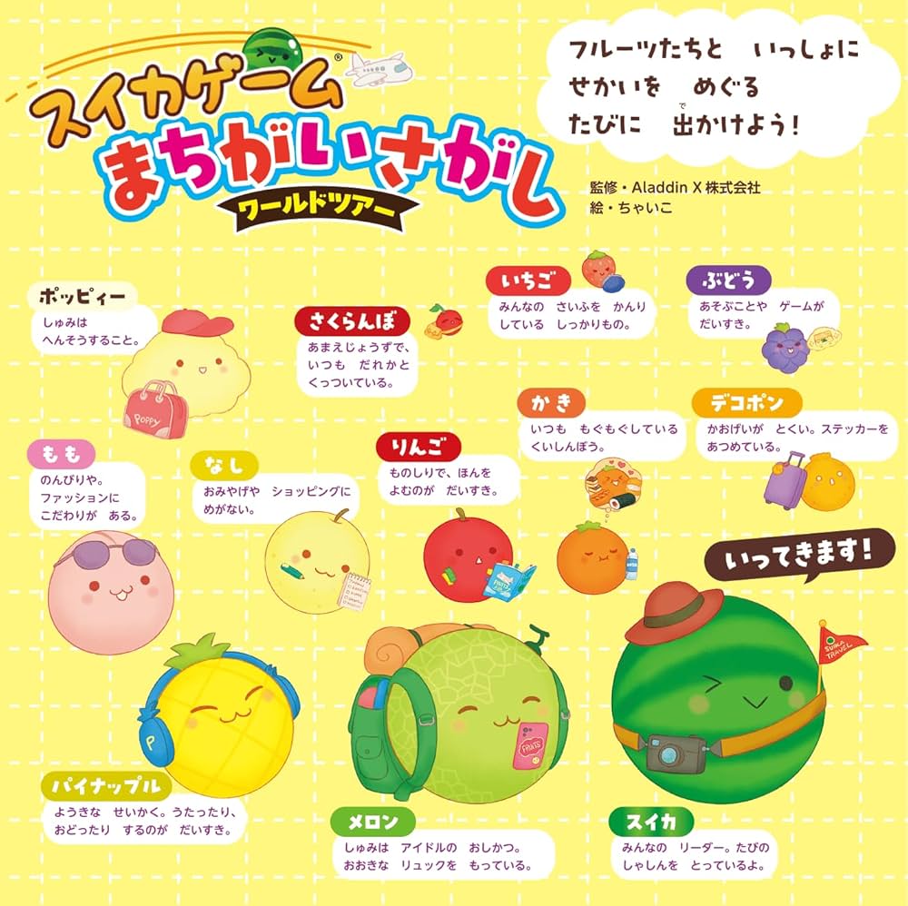 Amazon.co.jp: スイカゲーム まちがいさがし (単行本